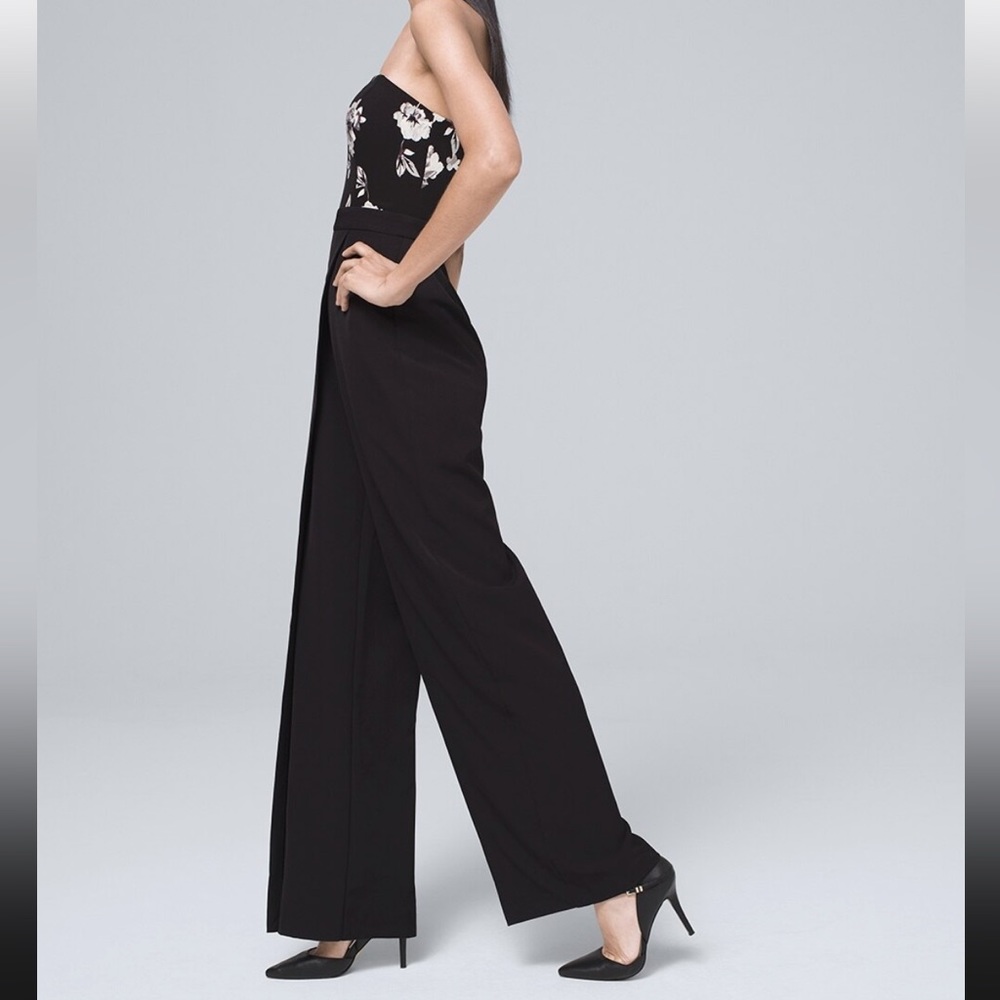 Black Floral Jumpsuit